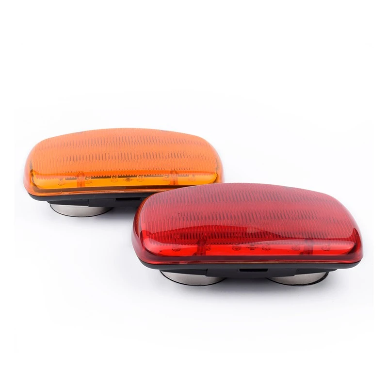 Battery-Operated LED Amber Magnetic Car Emergency Warning Light - 18 Diodes suppliers